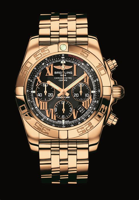 breitling chronoliner blue rose gold|breitling chronomat rose gold.